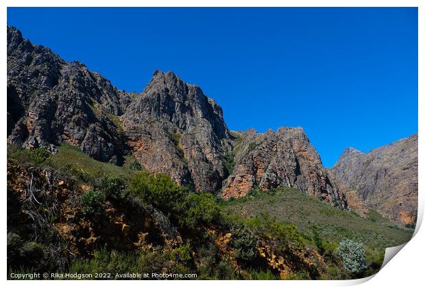 Du Toiskloof Pass, South Africa, landscape Print by Rika Hodgson