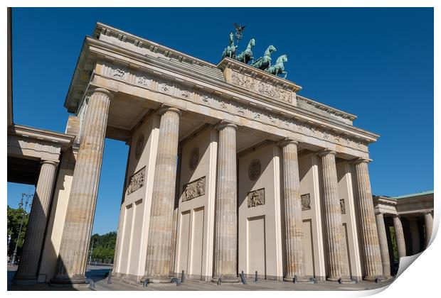 The Brandenburg Gate In Berlin Print by Artur Bogacki