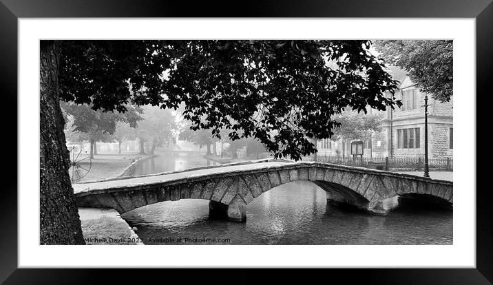 Bourton-on-the-Water, Cotswolds Framed Mounted Print by Michele Davis