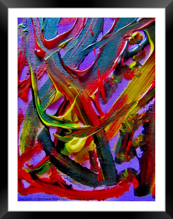 Abstract 404 Framed Mounted Print by Stephanie Moore