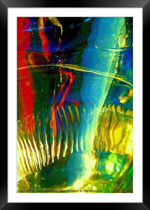 Abstract 405 Framed Mounted Print by Stephanie Moore