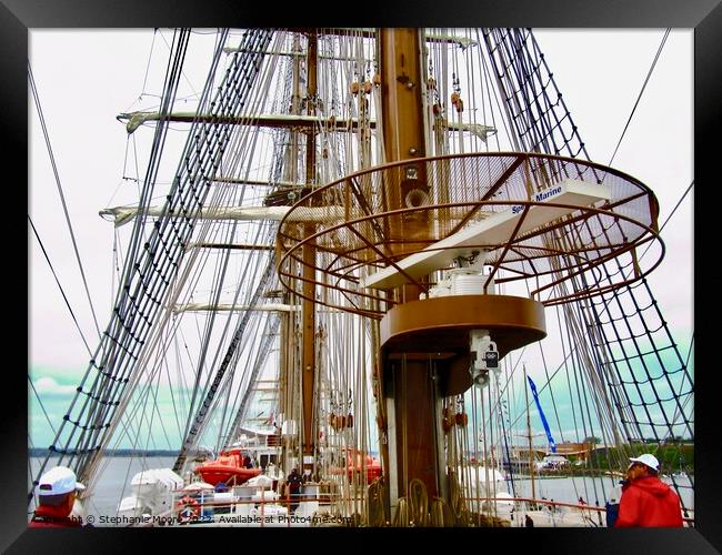 Masts and Rigging Framed Print by Stephanie Moore