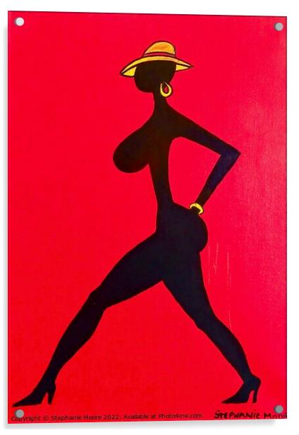 Another version of Struttin' Acrylic by Stephanie Moore
