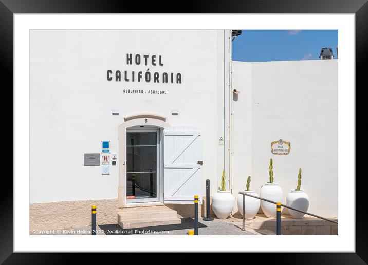 Welcome to the Hotel California Framed Mounted Print by Kevin Hellon