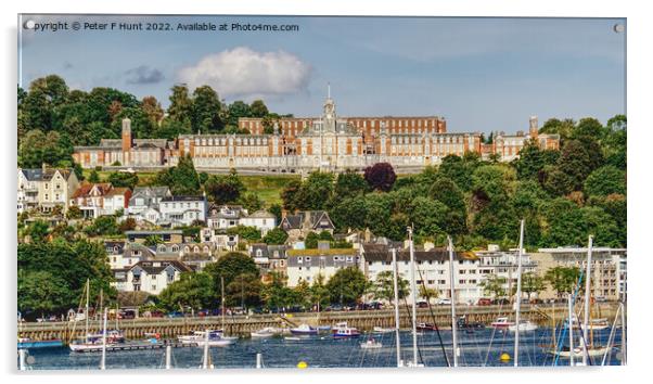 Dartmouth Britannia Royal Naval College Acrylic by Peter F Hunt