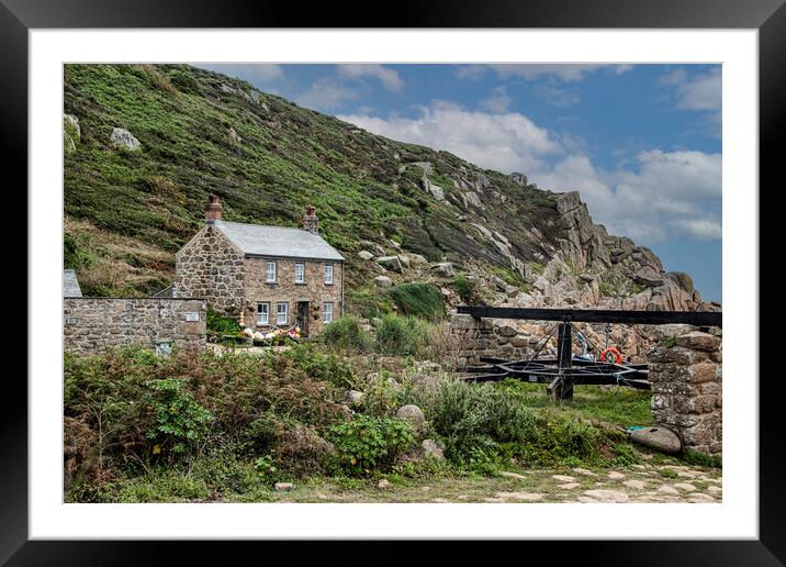  Penberth Cove Framed Mounted Print by kathy white