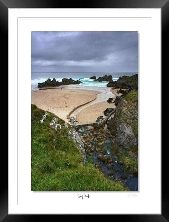 Surf beach Framed Mounted Print by JC studios LRPS ARPS