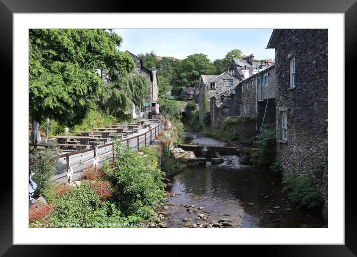 Stock Ghyll View, Ambleside, England Framed Mounted Print by Imladris 