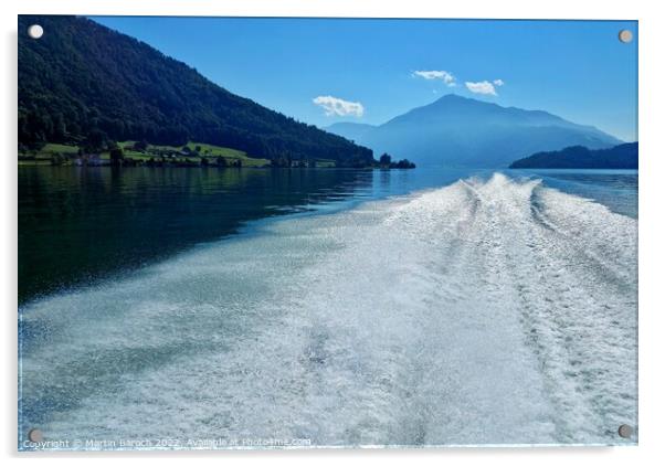 Lake Zug ride Acrylic by Martin Baroch