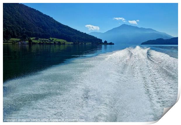 Lake Zug ride Print by Martin Baroch