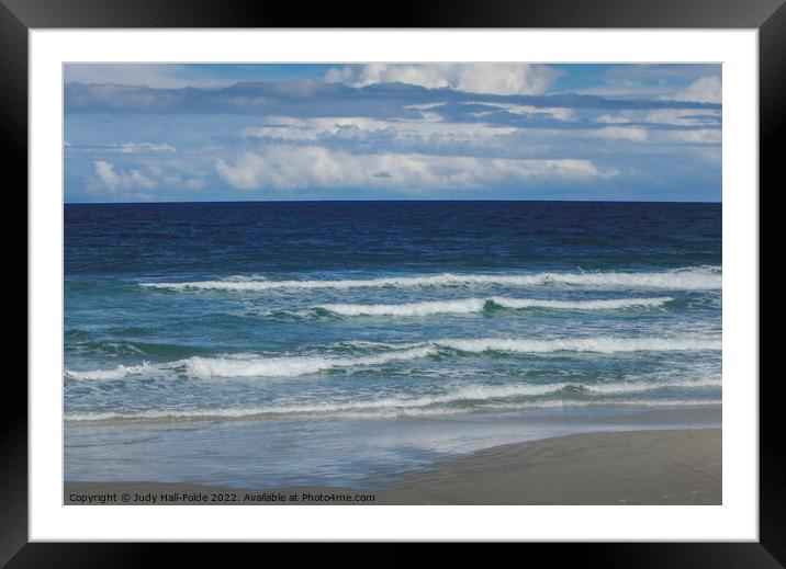 Salty Life Framed Mounted Print by Judy Hall-Folde