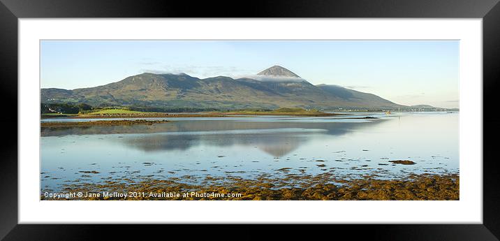 Croagh Patrick, Ireland's Holy Mountain Framed Mounted Print by Jane McIlroy