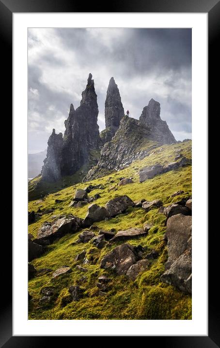 Old Man of Storr 1.0 Framed Mounted Print by Yhun Suarez