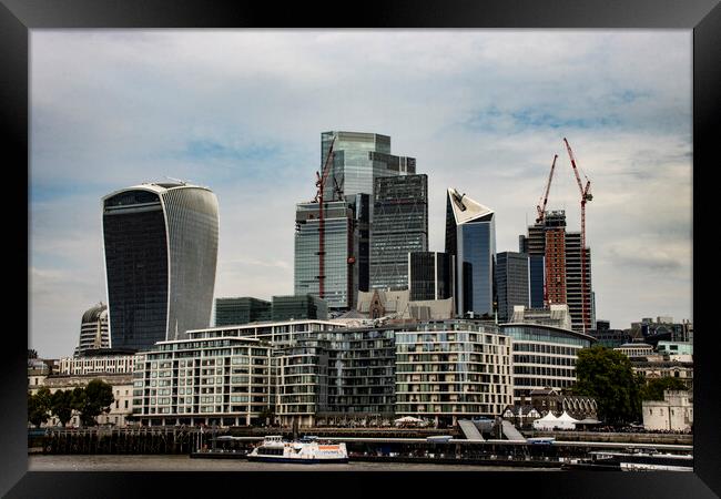 The City of London Framed Print by Glen Allen