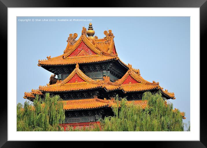 Temple of heaven in Beijing Framed Mounted Print by Stan Lihai