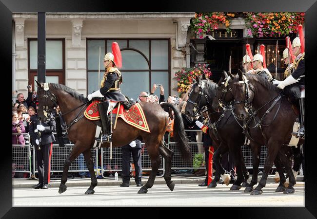 The State Funeral of Her Majesty the Queen. London Framed Print by Russell Finney