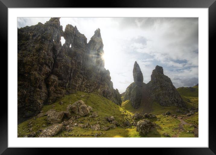Old Man of Storr 2.0 Framed Mounted Print by Yhun Suarez