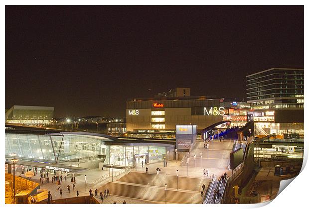 Westfield Shopping City Print by David French