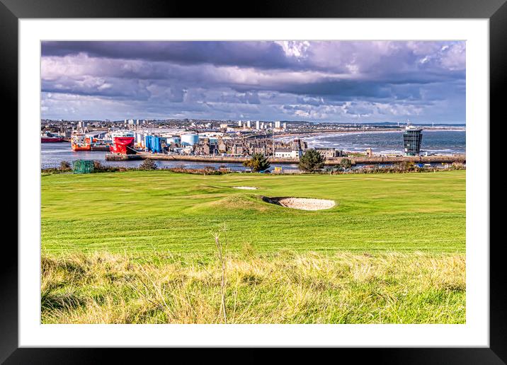 Aberdeen Golf Course Framed Mounted Print by Valerie Paterson