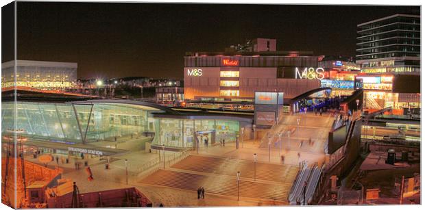 Westfield Shopping City HDR Canvas Print by David French