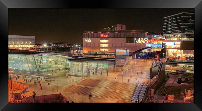 Westfield Shopping City HDR Framed Print by David French