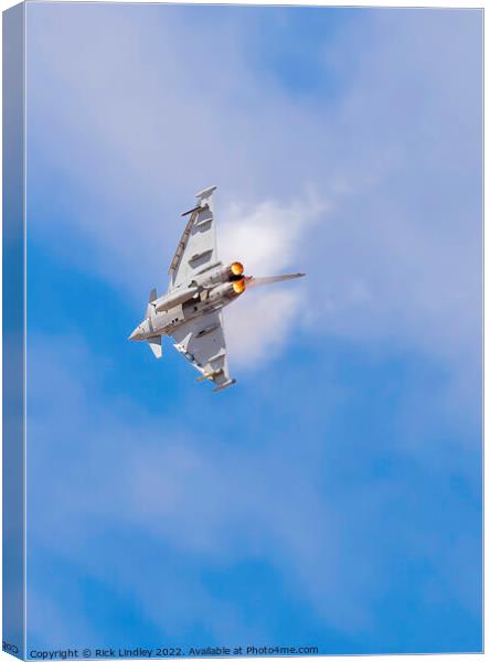 Euro Fighter Typhoon Canvas Print by Rick Lindley