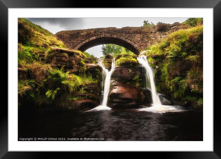 Dreamy falls 768 Framed Mounted Print by PHILIP CHALK