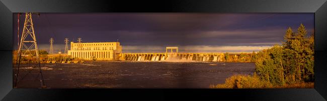 Seven Sisters Generating Station - Pano Framed Print by STEPHEN THOMAS