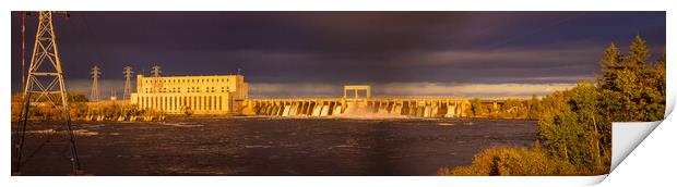 Seven Sisters Generating Station - Pano Print by STEPHEN THOMAS