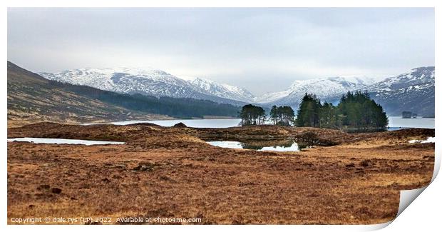 loch ossian    Print by dale rys (LP)