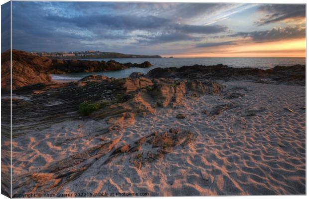 Newquay Headland 5.0 Canvas Print by Yhun Suarez