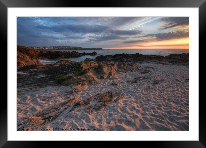 Newquay Headland 5.0 Framed Mounted Print by Yhun Suarez