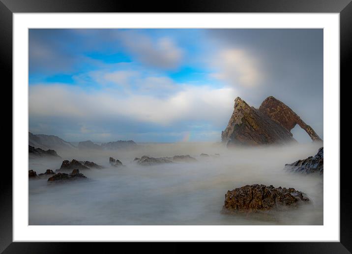 Bow Fiddle Rock Framed Mounted Print by Duncan Loraine