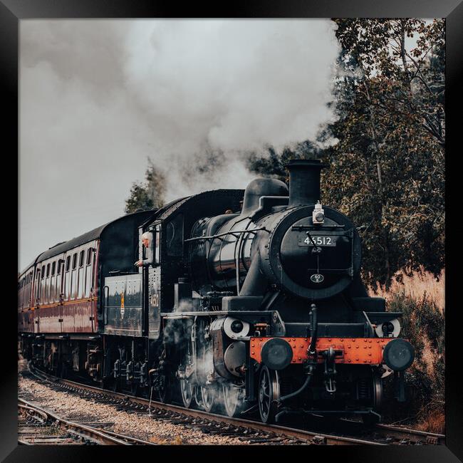Speyside Locomotive Train Framed Print by Duncan Loraine