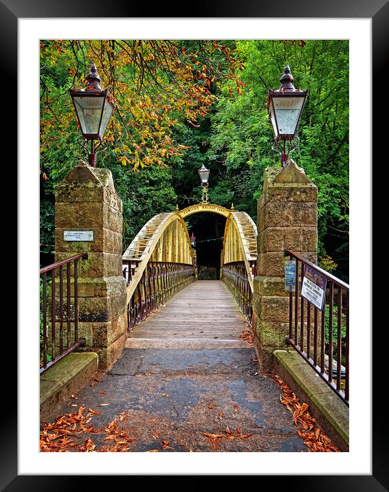 Jubilee Bridge, Matlock Bath Framed Mounted Print by Darren Galpin