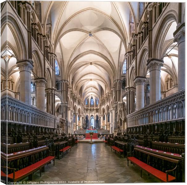 Canterbury Quire Canvas Print by DiFigiano Photography