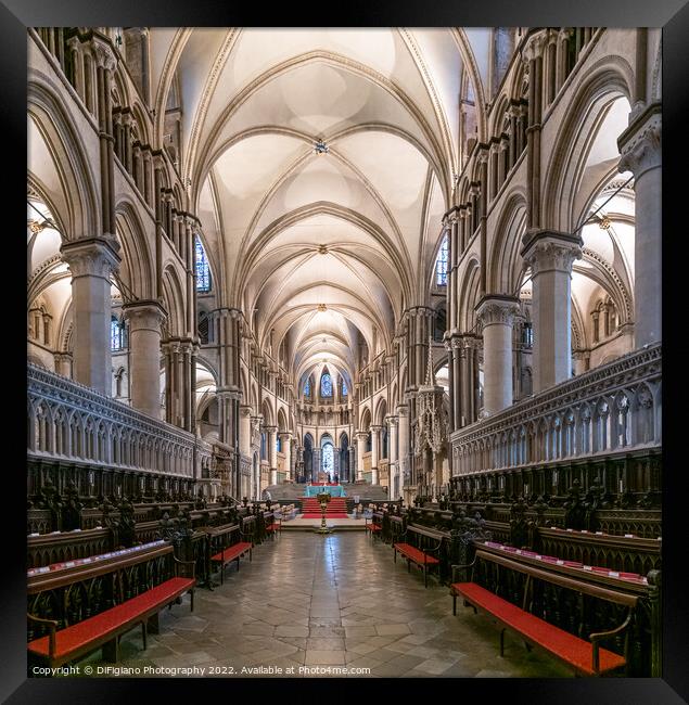 Canterbury Quire Framed Print by DiFigiano Photography
