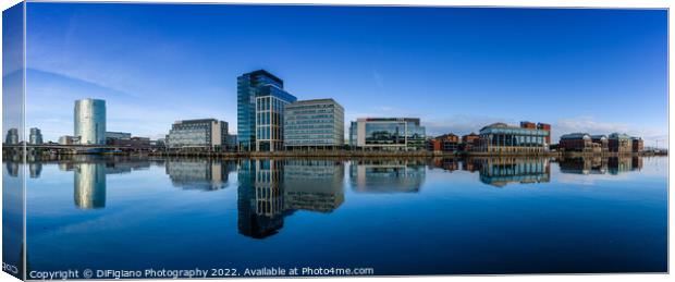 Belfast Panorama Canvas Print by DiFigiano Photography