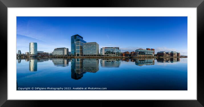 Belfast Panorama Framed Mounted Print by DiFigiano Photography