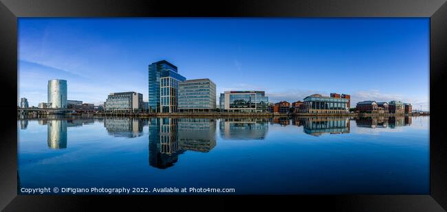 Belfast Panorama Framed Print by DiFigiano Photography