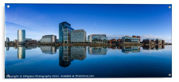 Belfast Panorama Acrylic by DiFigiano Photography