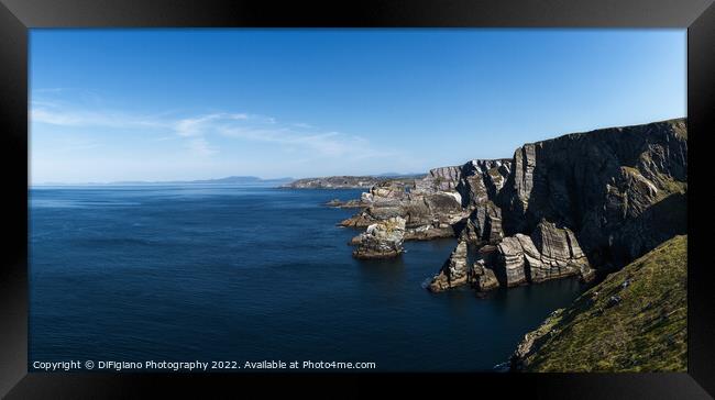 The Cliffs of Mizen Framed Print by DiFigiano Photography