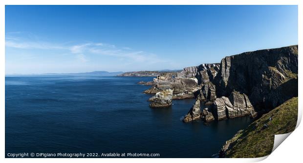The Cliffs of Mizen Print by DiFigiano Photography