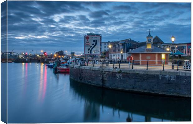 Trawlers at Swansea marina Canvas Print by Bryn Morgan