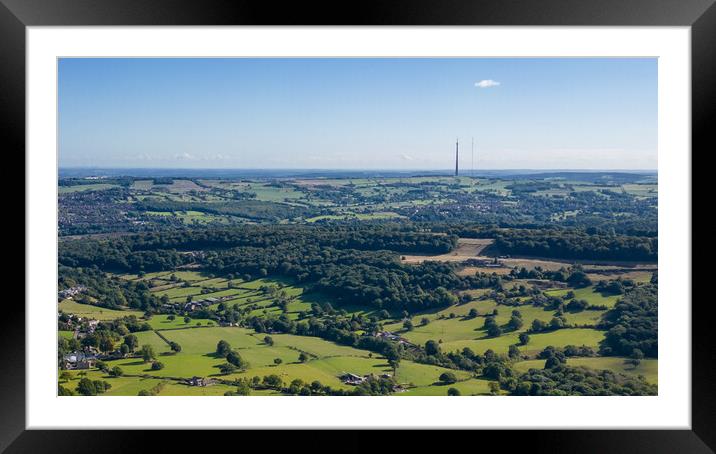 Huddersfield Views Framed Mounted Print by Apollo Aerial Photography