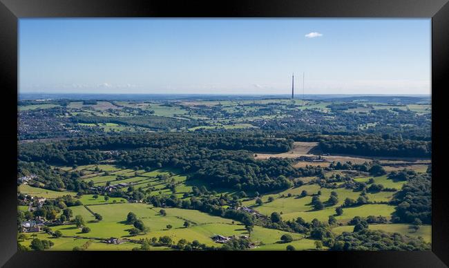 Huddersfield Views Framed Print by Apollo Aerial Photography
