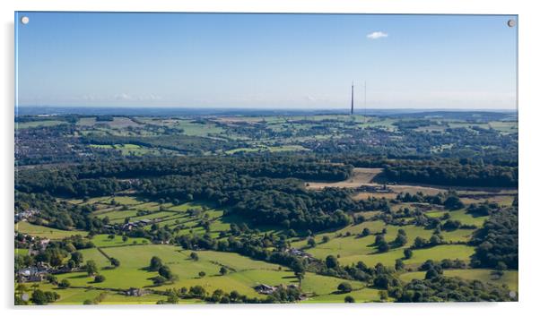 Huddersfield Views Acrylic by Apollo Aerial Photography