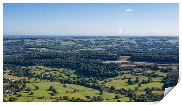 Huddersfield Views Print by Apollo Aerial Photography