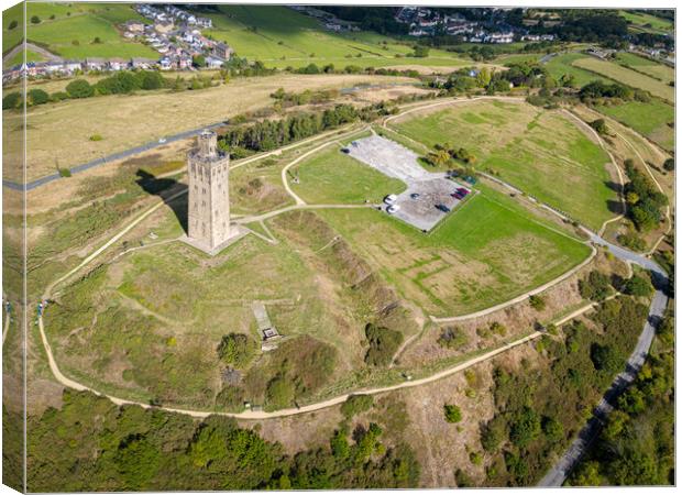 Castle Hill Canvas Print by Apollo Aerial Photography