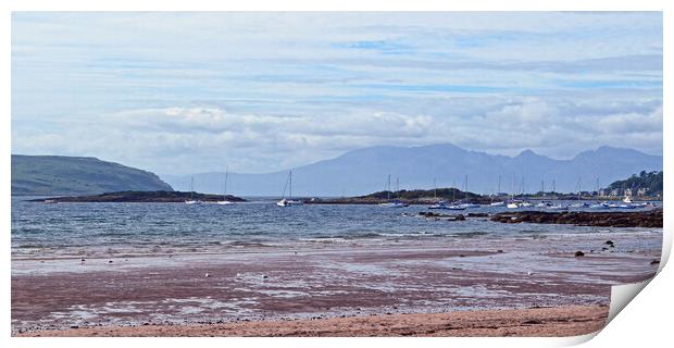 The Eileans, Newtown Bay, Millport Print by Allan Durward Photography